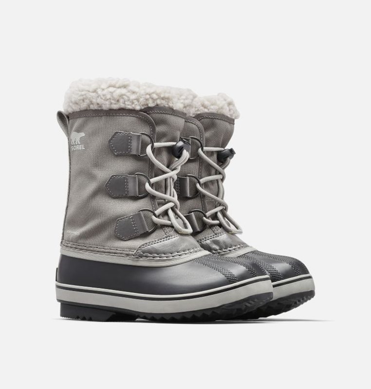 Sorel Çocuk Youth Yoot Pac™ Nylon - Kar Botu Gri/Siyah - 340-YEXLQW